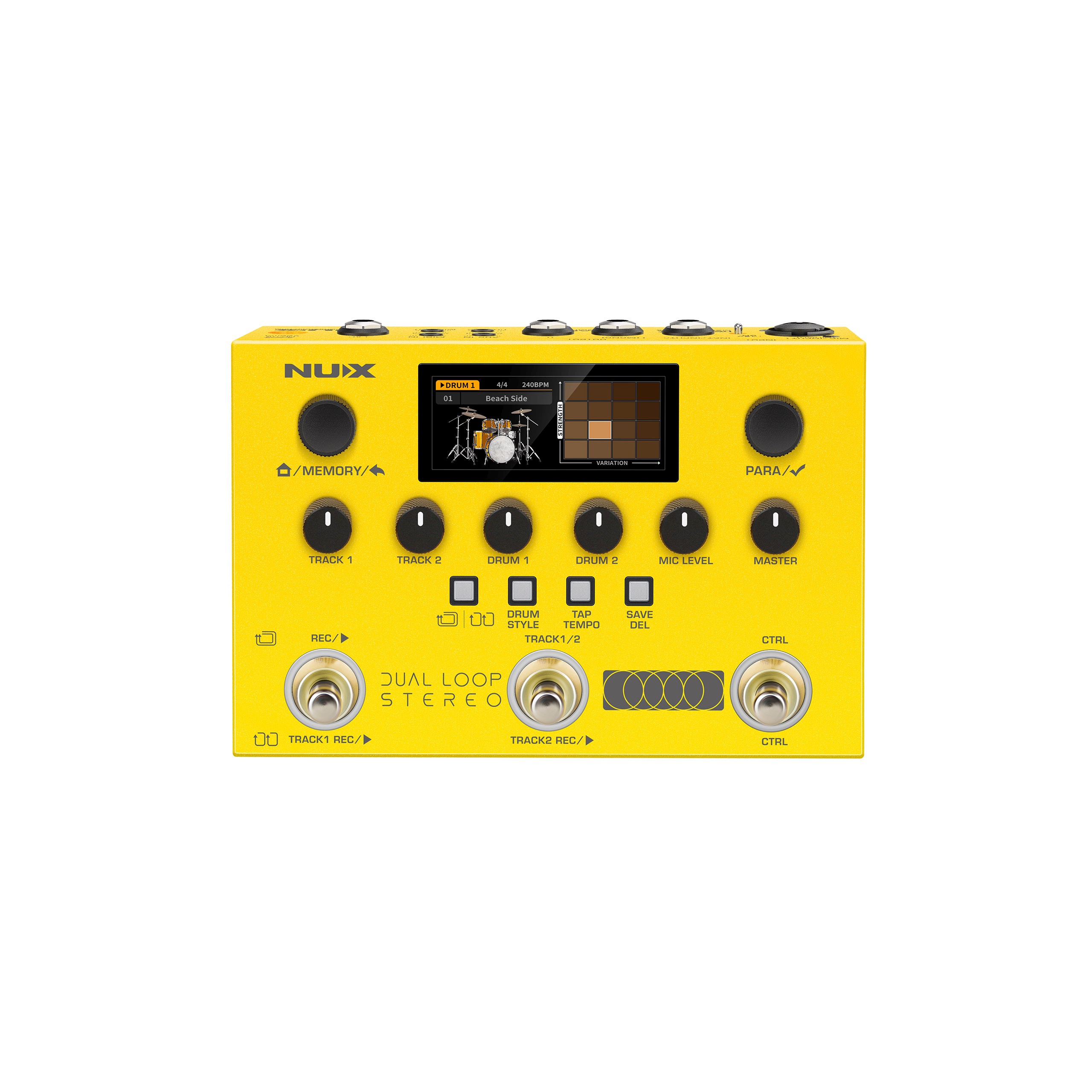 NUX Looper-Pedal, Drum-Machine, Stereo-Amp-Simulator