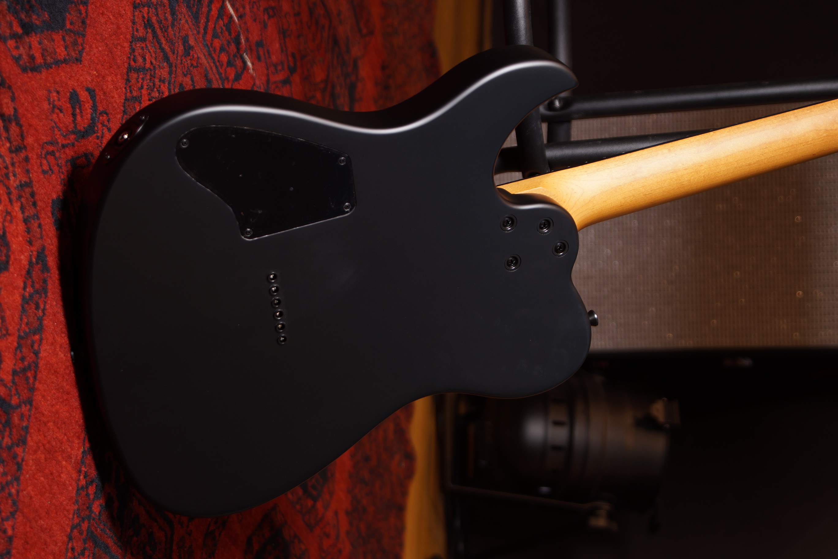 SPIRA Guitars T-400 Baritone MBK Satin Black