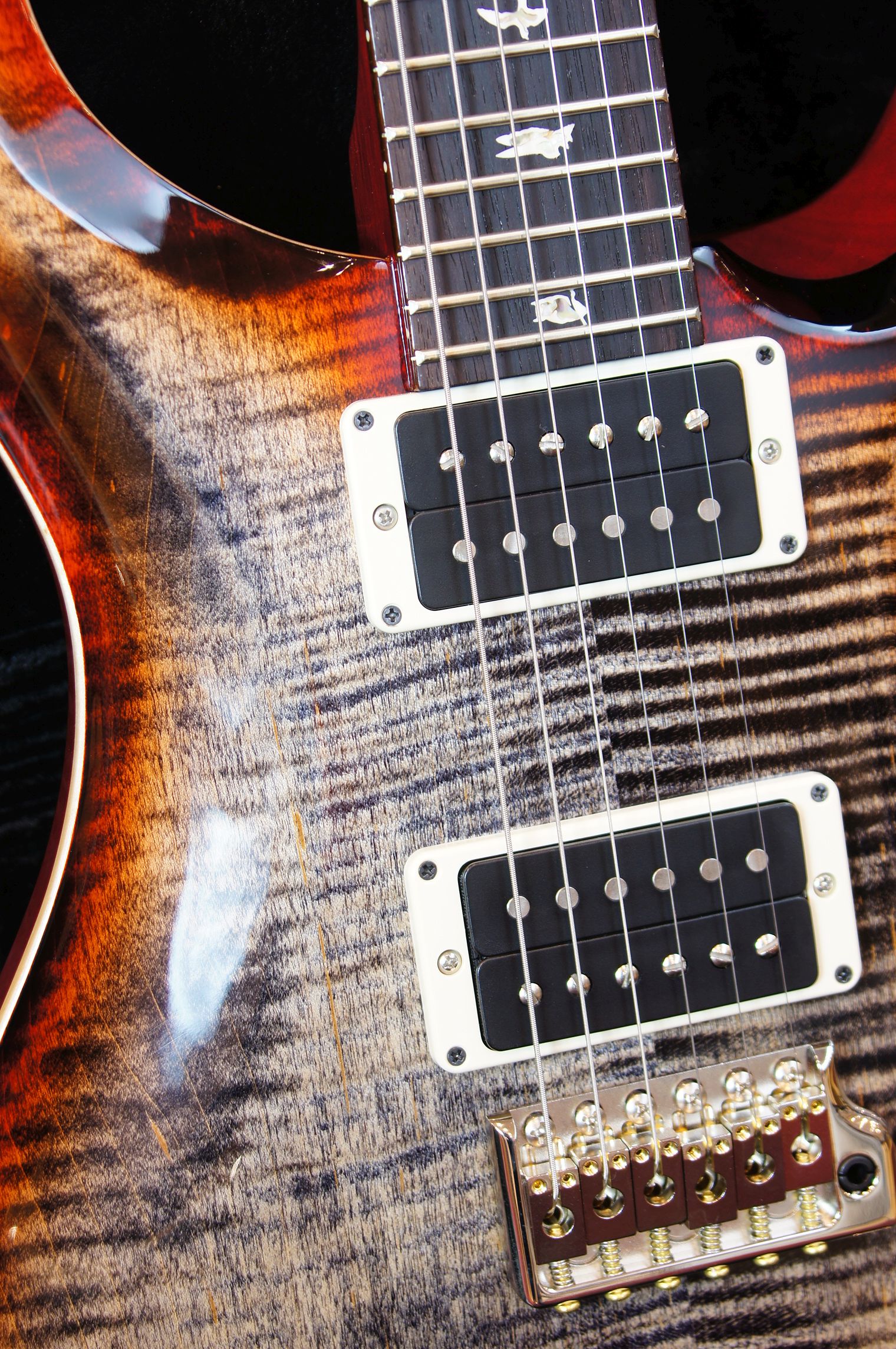 PRS Custom 24 CY Thin Gen III 85/15 Charcoal Cherryburst