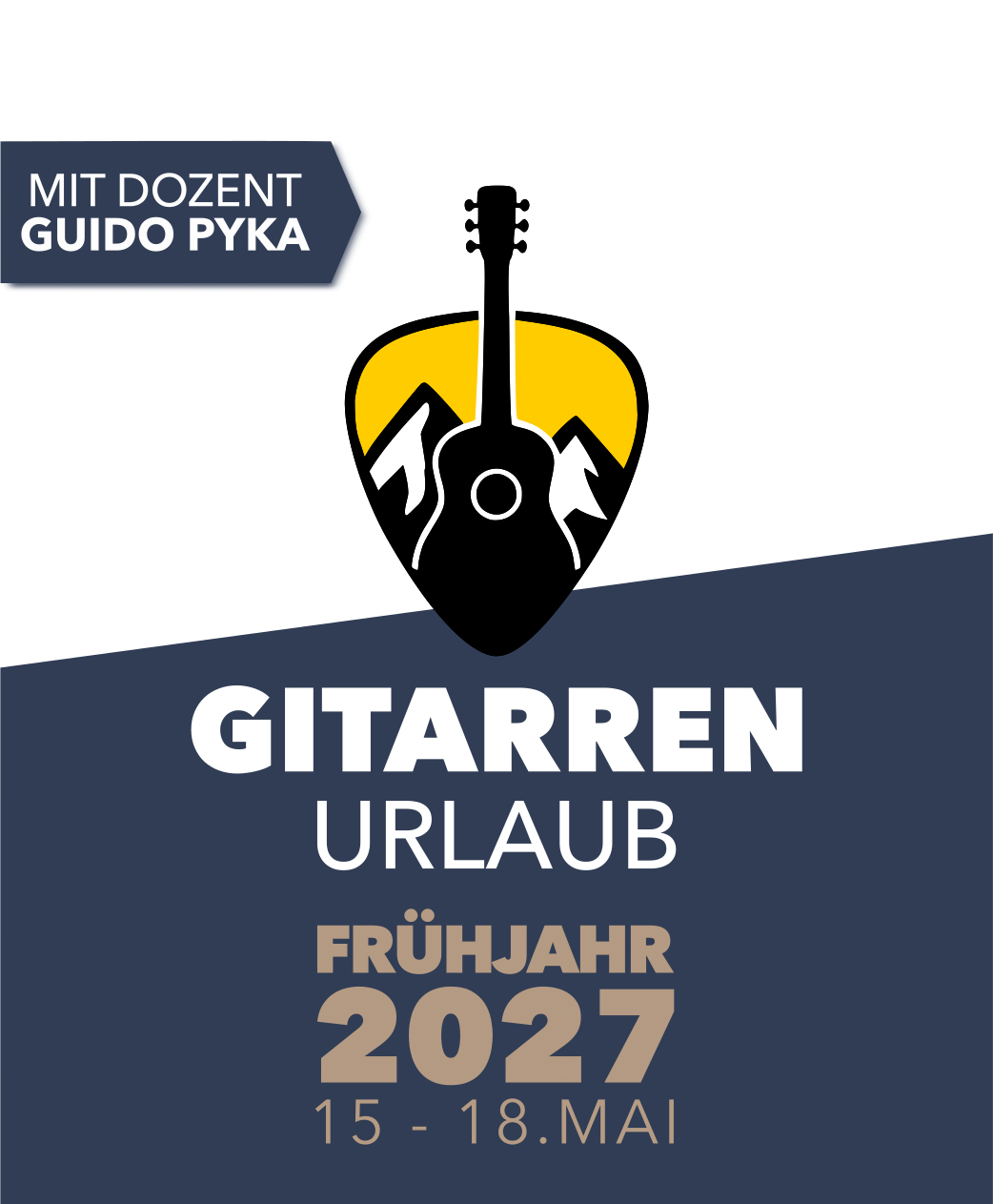 GitarrenUrlaub Frühjahr 27 - mit Guido Pyka - 15-18.05.2027