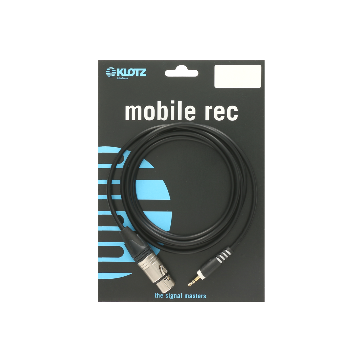 Klotz Mikrofonkabel XLR female an 3,5mm Klinke stereo 1.5m