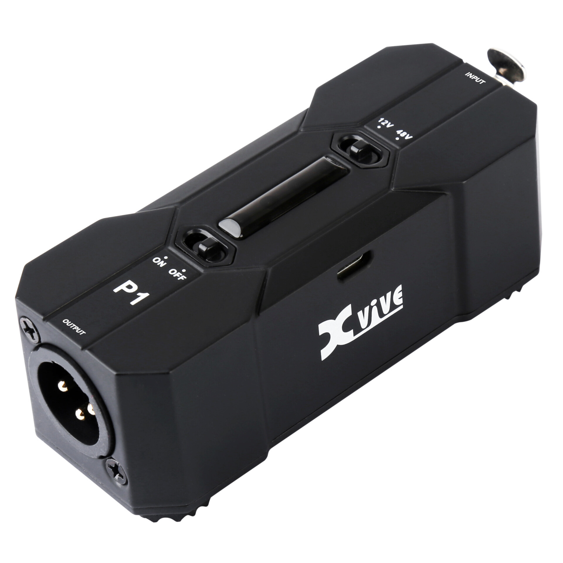 XVive P1 Portable Phantom Power Supply (12V / 48V)