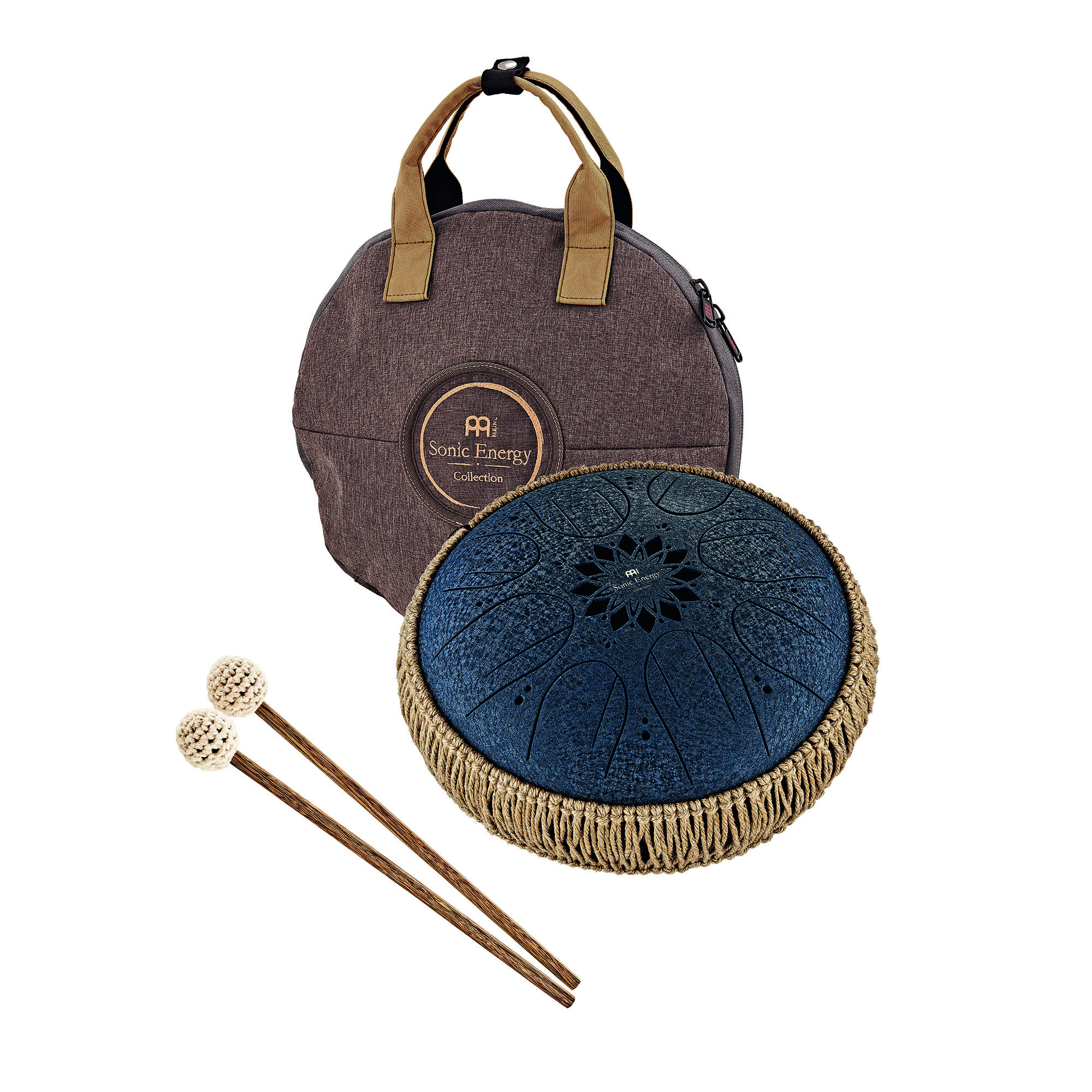 MEINL Sonic Energy Medium Octave Steel Tongue Drum, Marineblau, C Moll (432 Hz), 8 Töne, 10" / 25 cm
