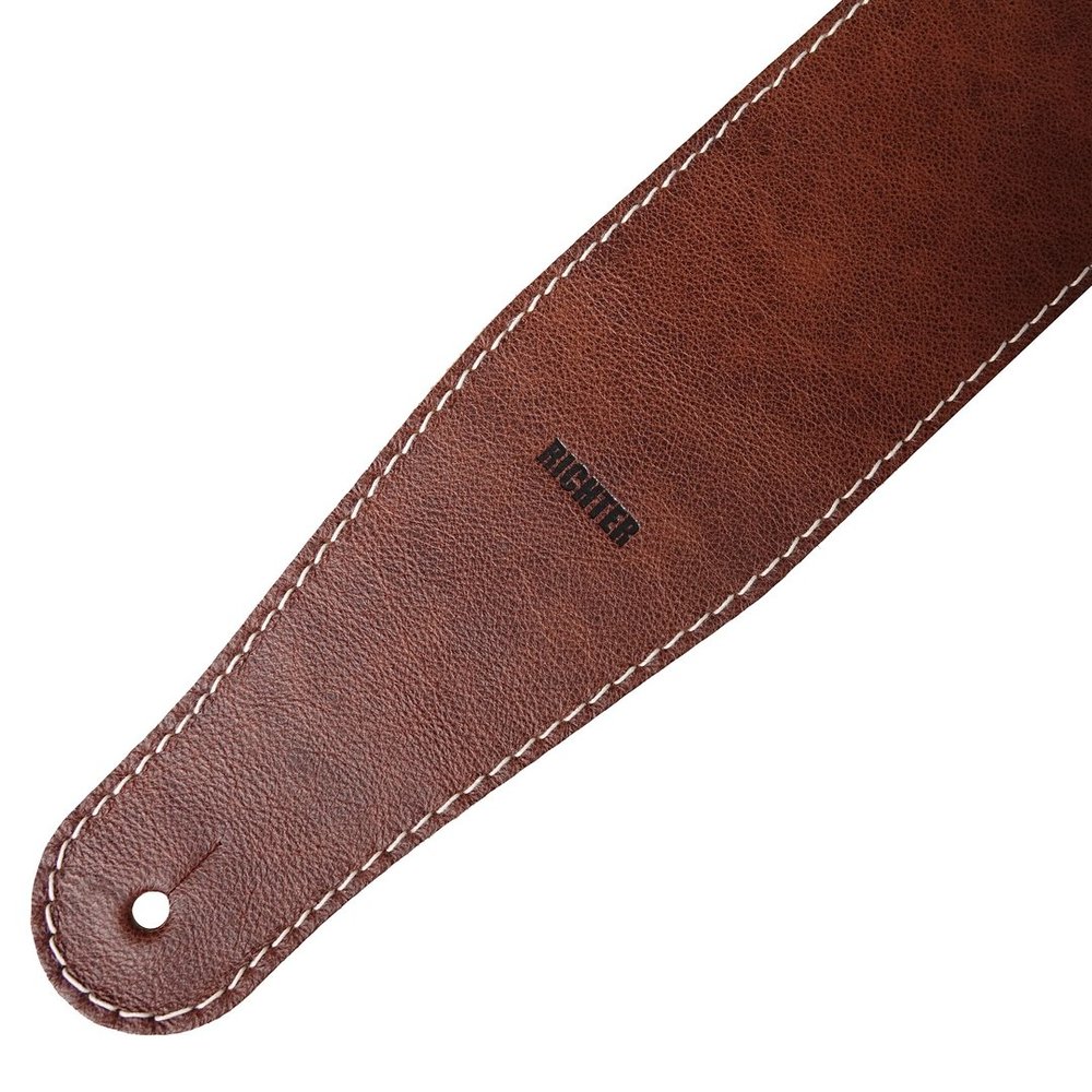 Richter Gitarrengurt 1747 Raw III Nappa Limited Edition Vintage Brown