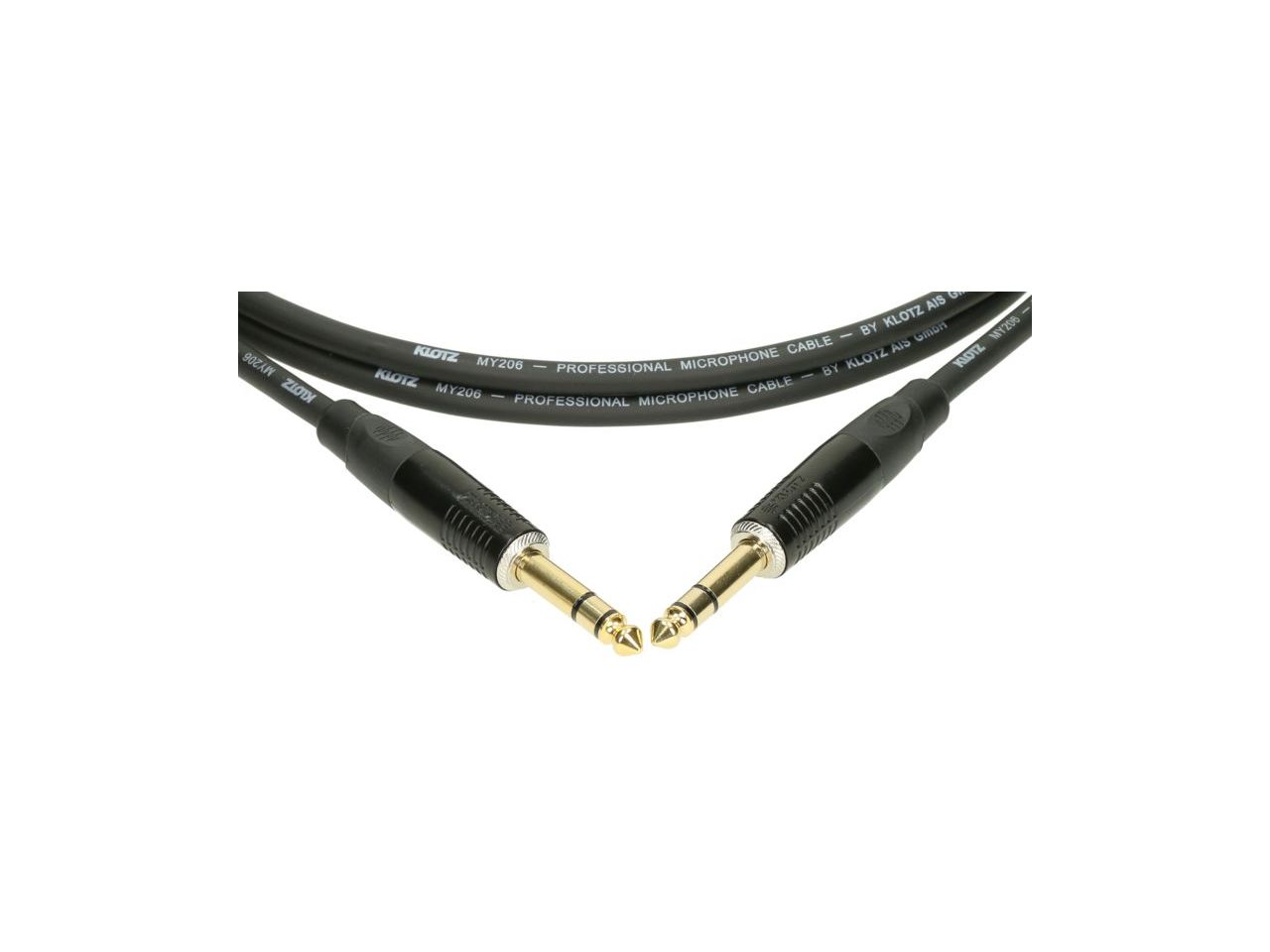 Klotz Kabel 6,3 Klinke Stereo an 6,3 Klinke Stereo 3m
