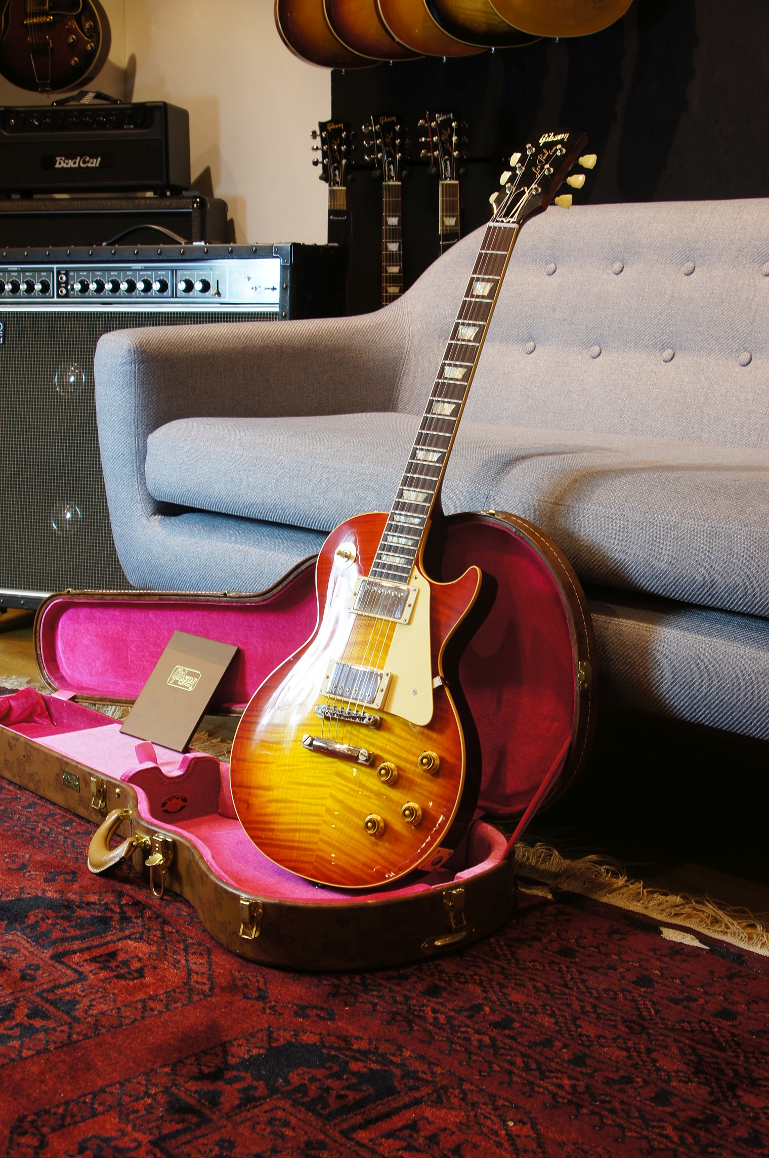 Gibson Custom Shop 1959 Les Paul Standard Reissue VOS Washed Cherry Burst