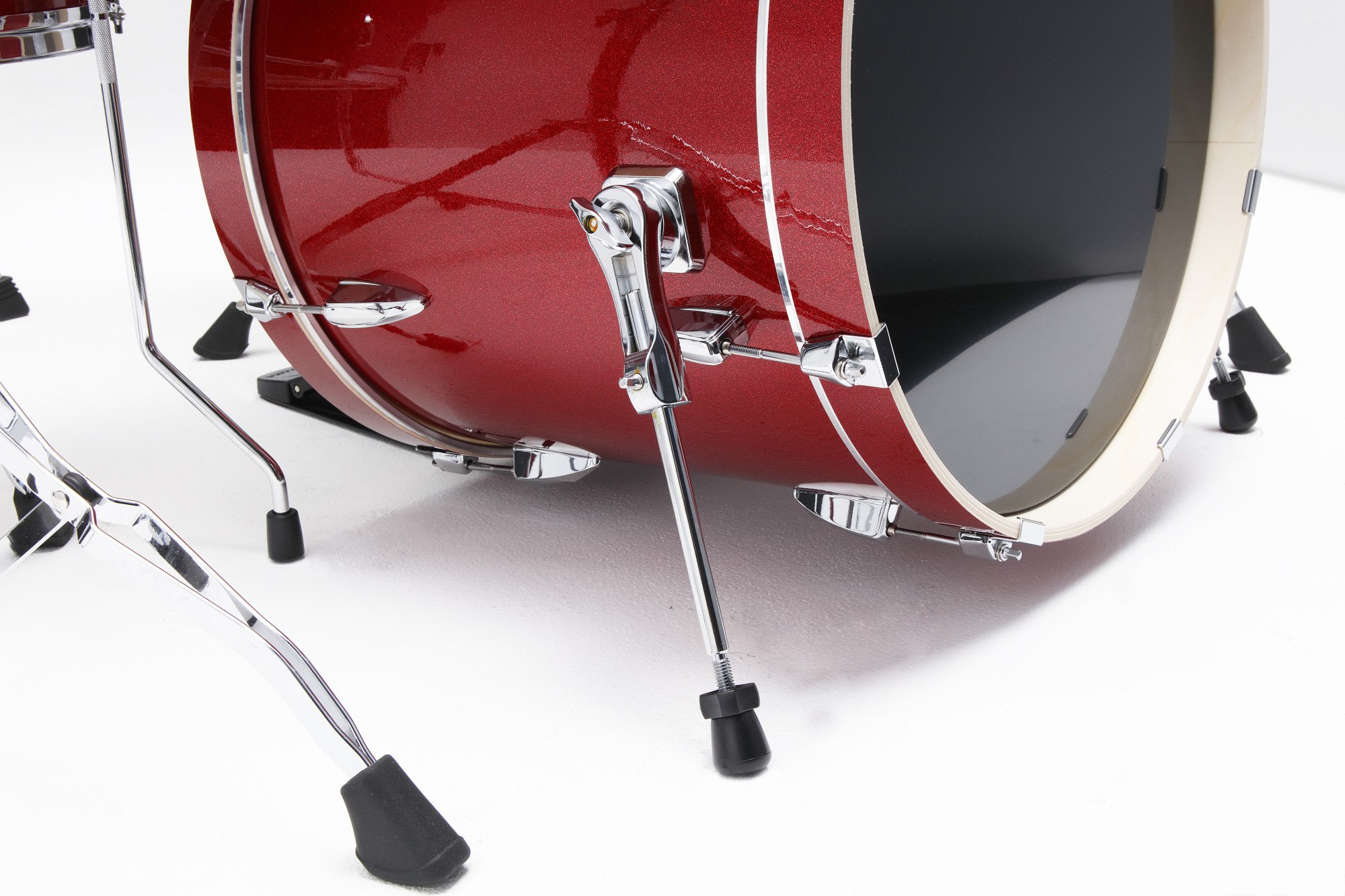 TAMA Imperialstar Drum Set 20" 5 teilig - Burnt Red Mist + Becken, Hardware + Hocker