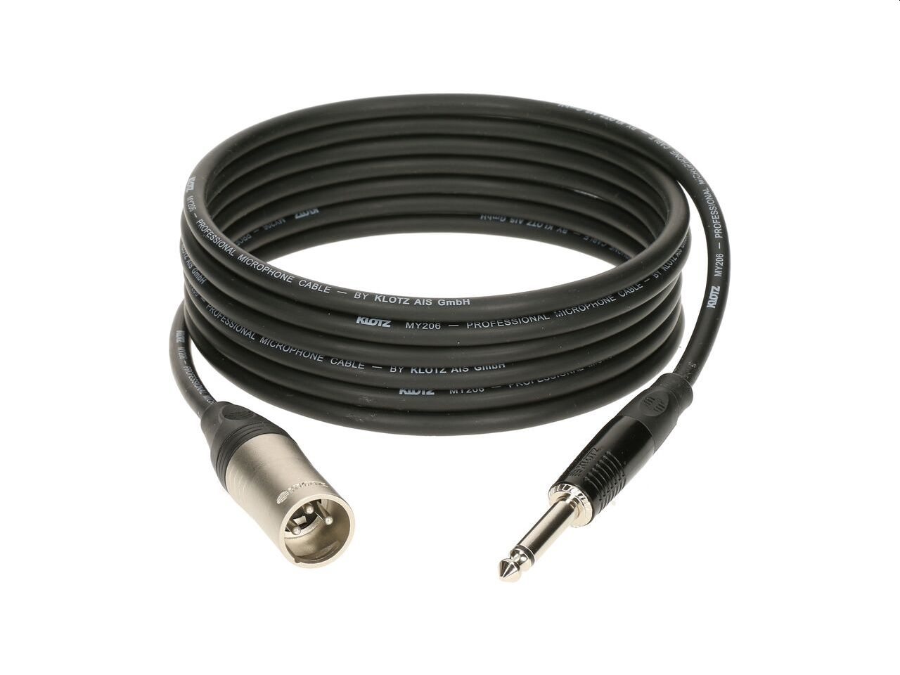 Klotz M1 Audiokabel XLR male an 6,3mm Klinke 10m