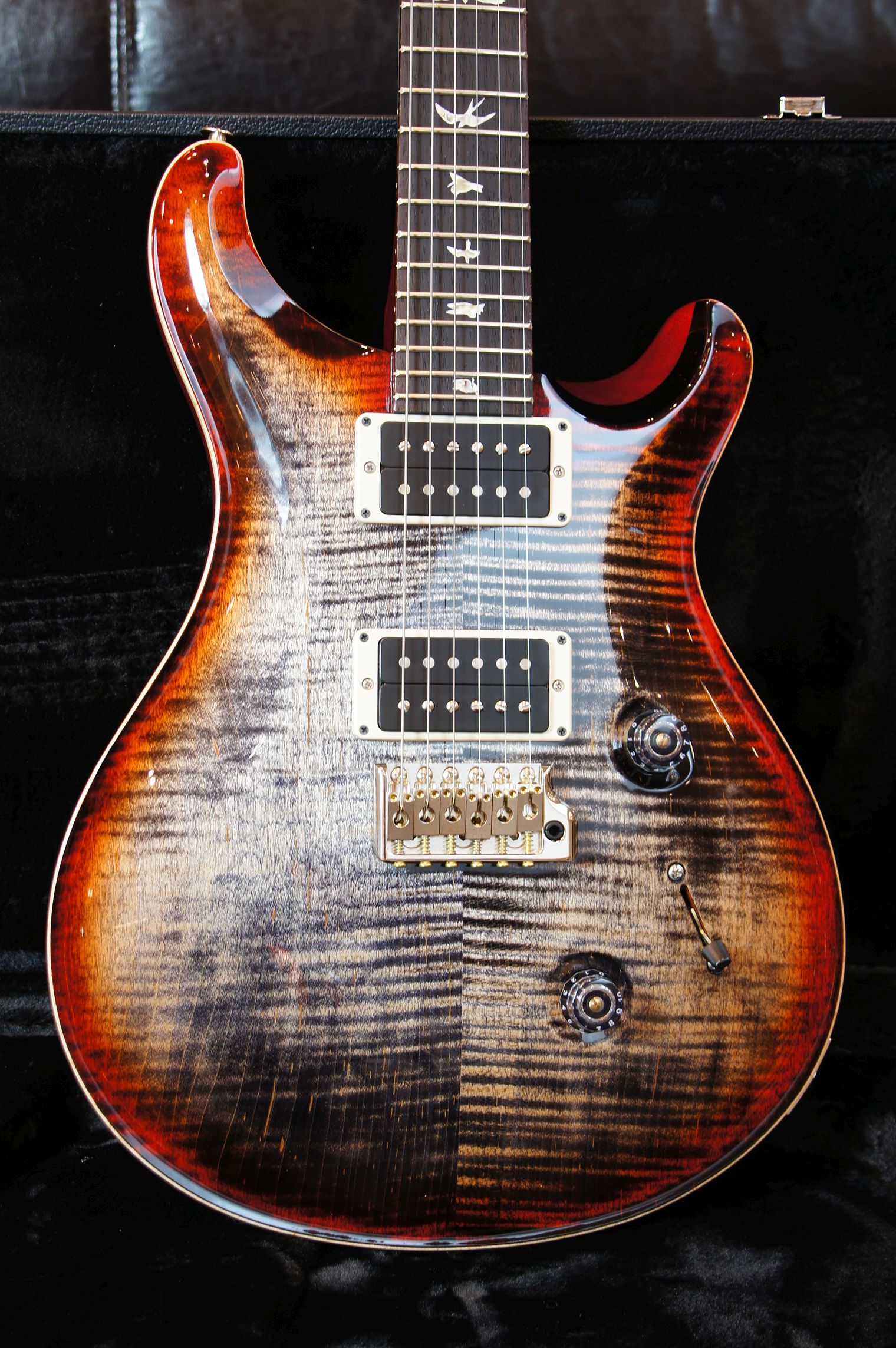PRS Custom 24 CY Thin Gen III 85/15 Charcoal Cherryburst