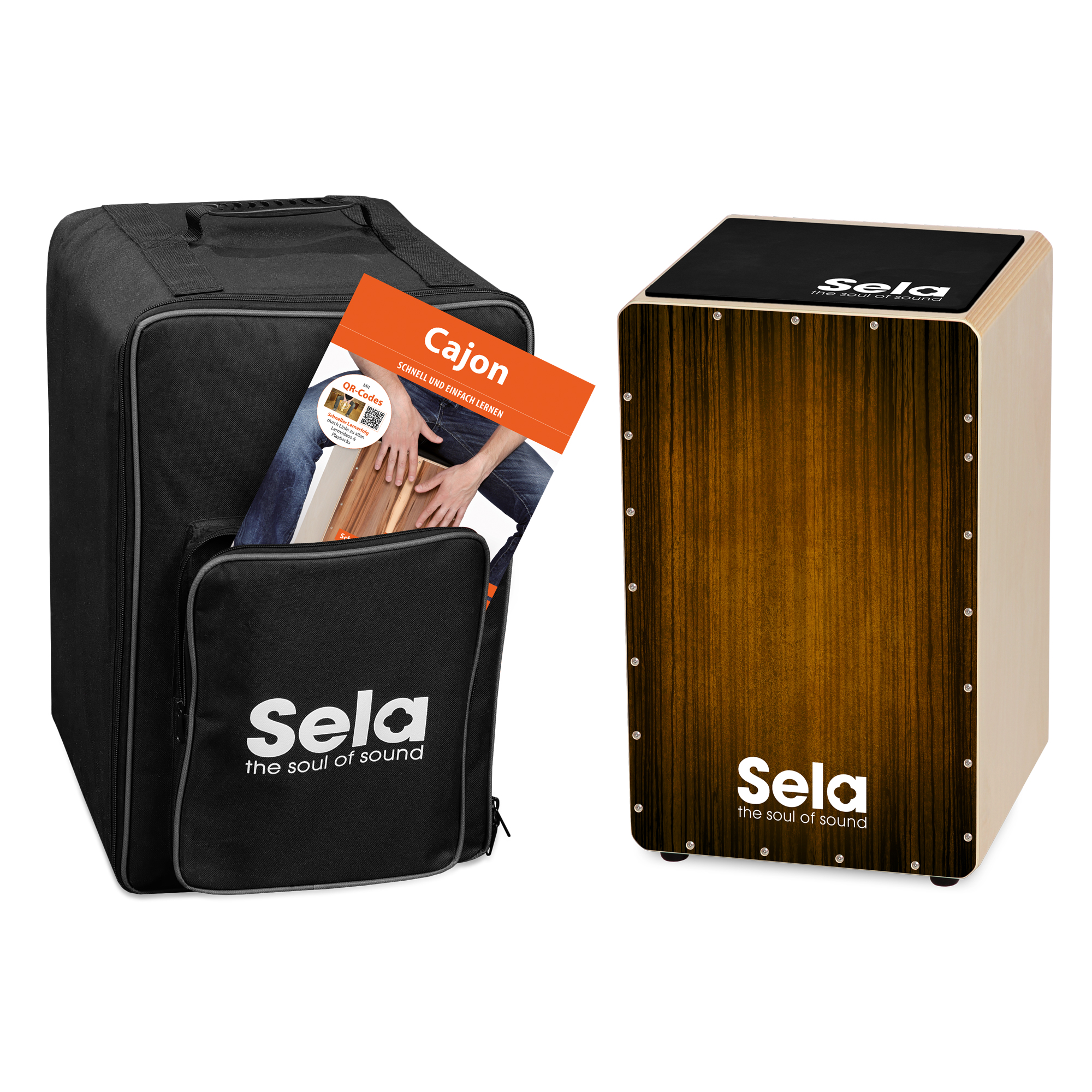 Sela Cajon Varios Brown - Bundle mit Tasche