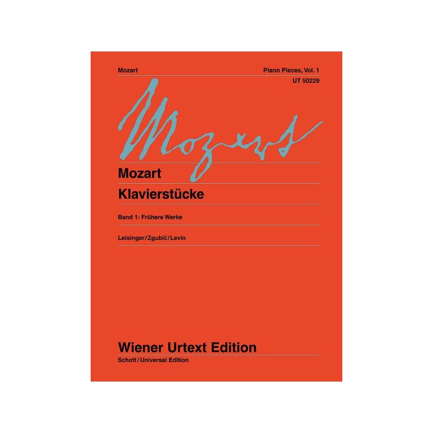 Mozart - Klavierstücke 1 - frühere Werke