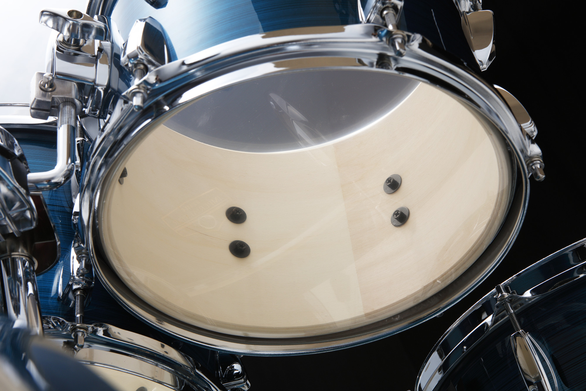 TAMA Imperialstar Drum Set 22" 5 teilig - Hairline Blue + Becken, Hardware + Hocker