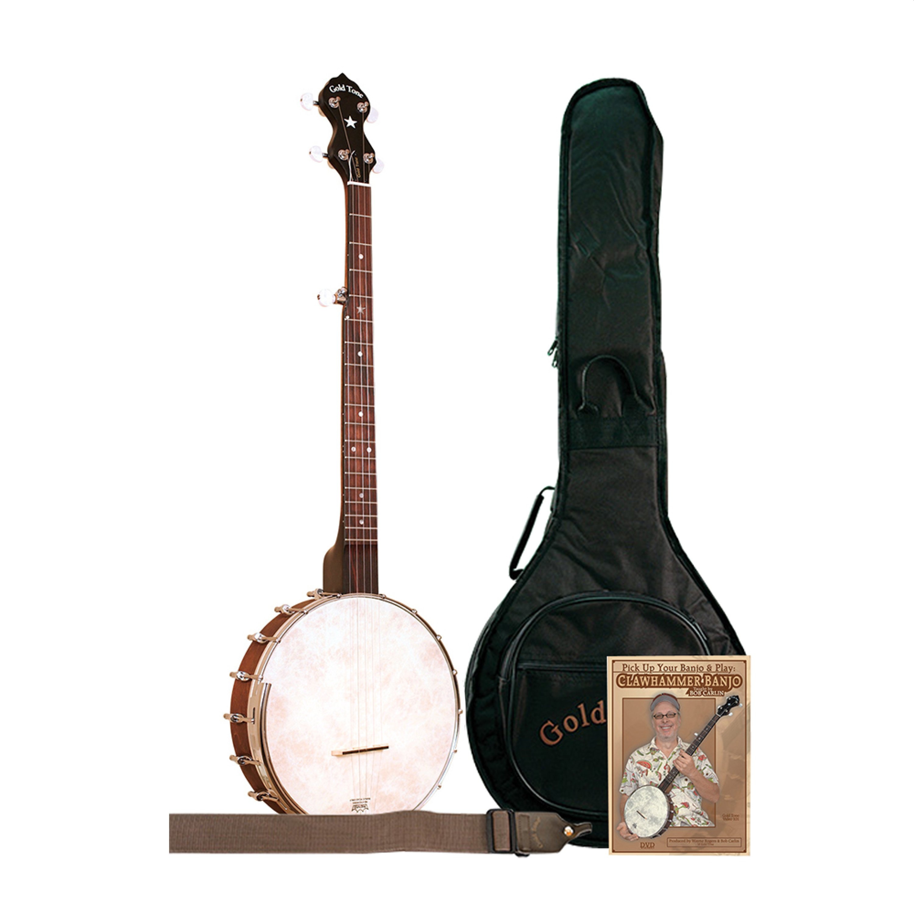 Gold Tone CC-OT Cripple Creek Open Back Banjo - customized + gebraucht