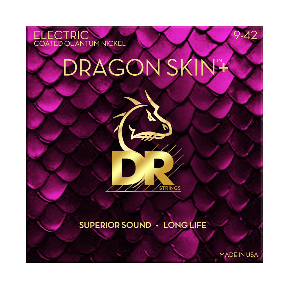 DR DRAGON SKIN+ 9-42 Quantum Nickel Electric Guitar