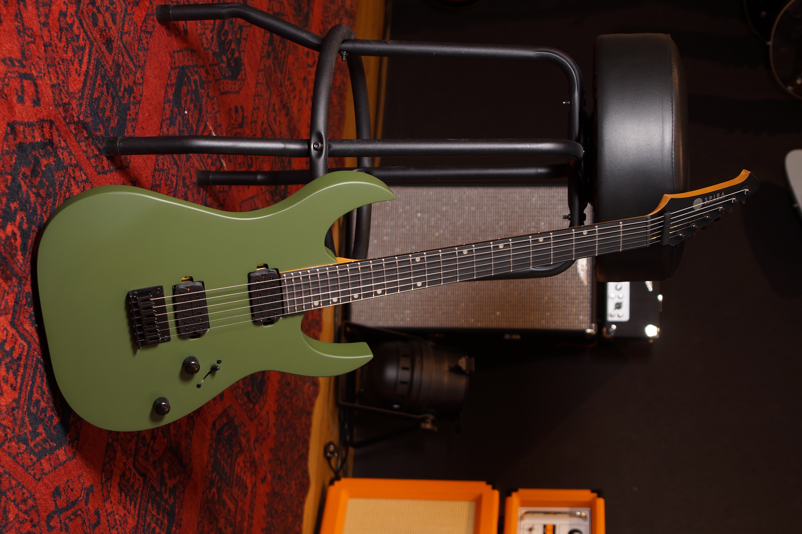 SPIRA Guitars S-400 MGR Satin Dark Green
