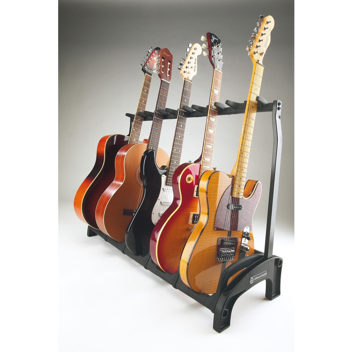 K&M 17515 Gitarrenständer 5-Fach Guardian 5