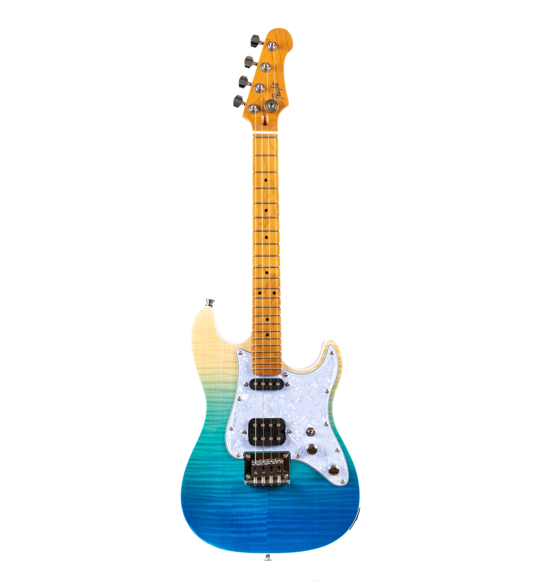 Flight Electric Ukulele Pathfinder Tenor Transparent Blue