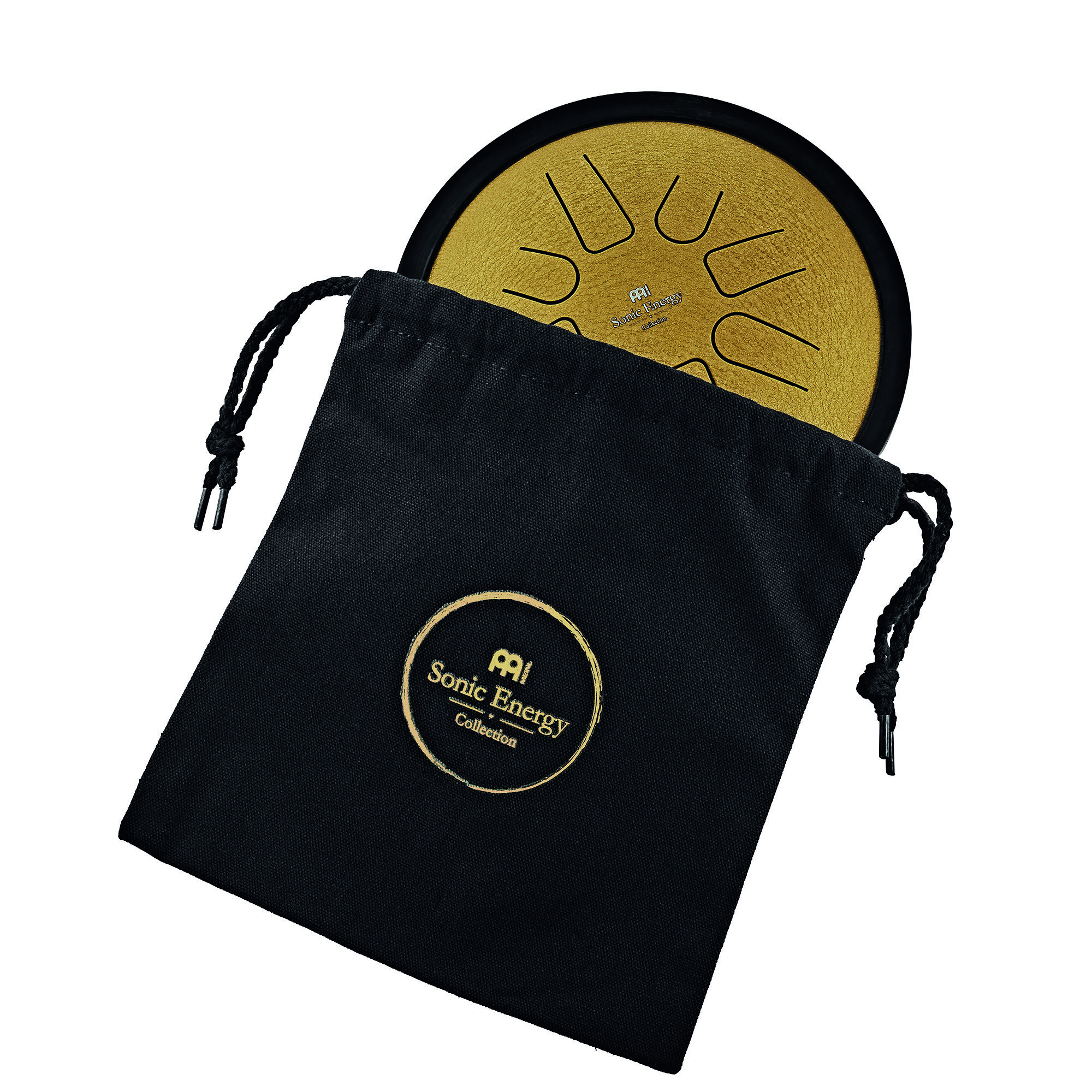 MEINL Sonic Energy Small Steel Tongue Drum C-moll, 8 Töne - gold  7"/18 cm
