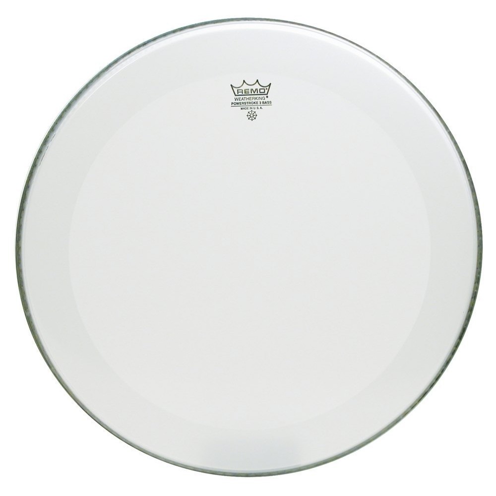 REMO 18" Powerstroke 3 Bass weiß glatt