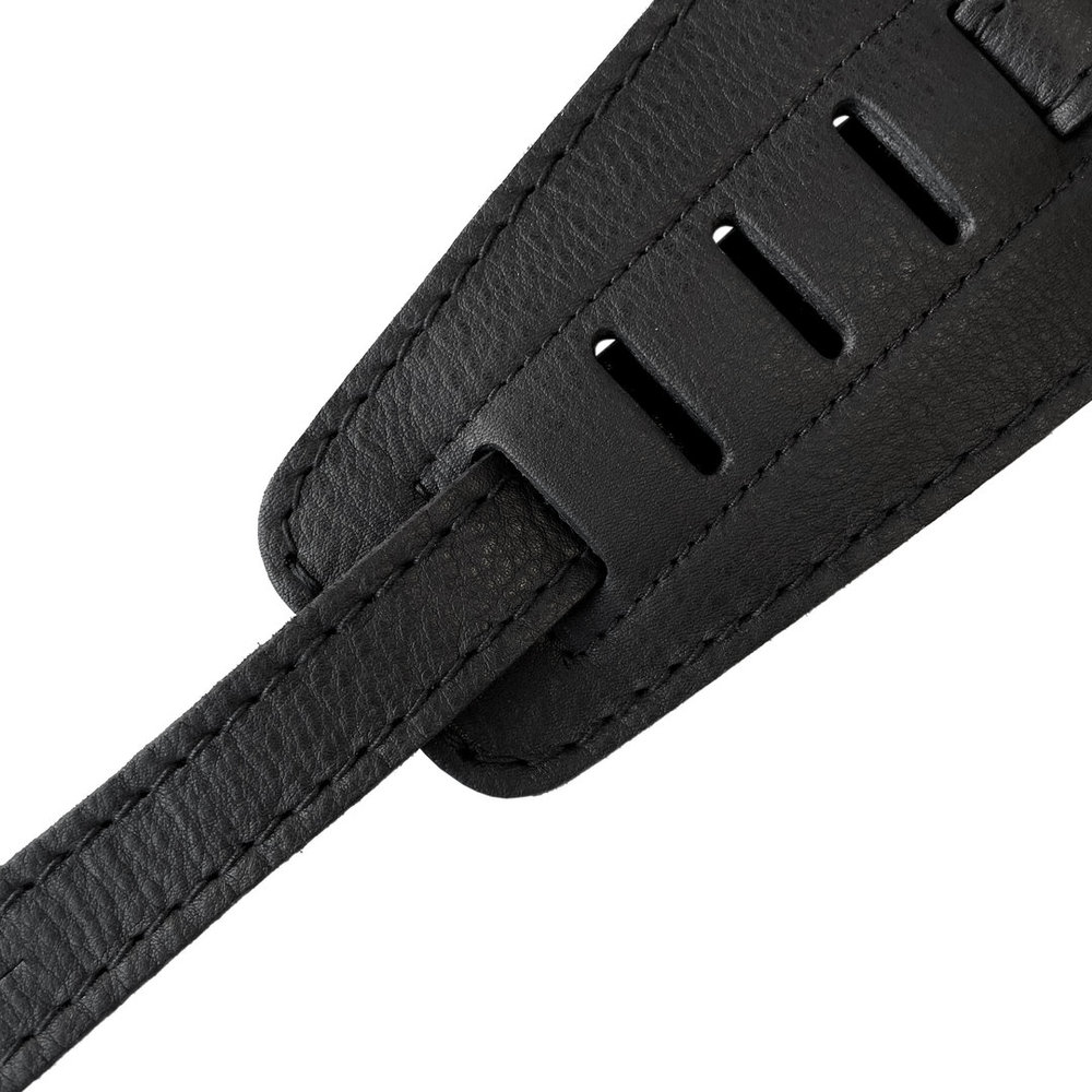 Richter Gitarrengurt 1802 Raw III Pad Nappa Black