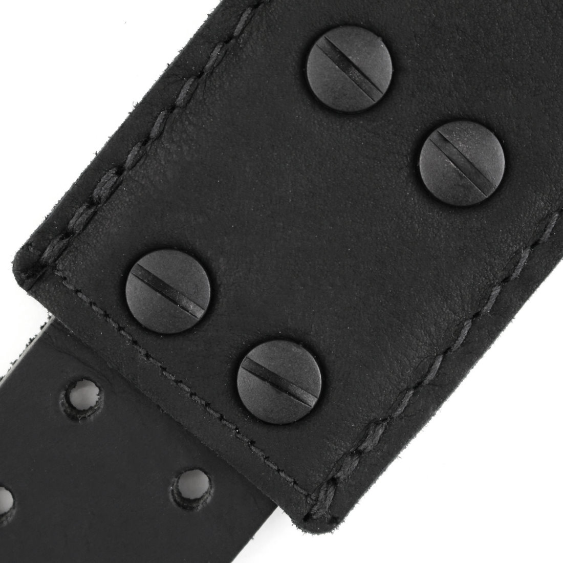 Richter Gitarrengurt 1504 Raw IV Nappa Black