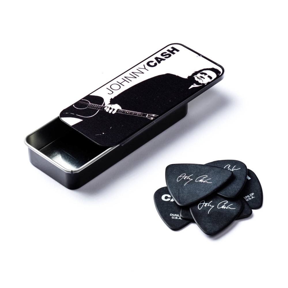 Dunlop Pick Tin Dunlop Johnny Cash Legend 6 Stück heavy