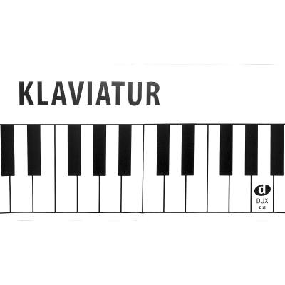 Klaviatur - Spielhilfe zum Aufstellen