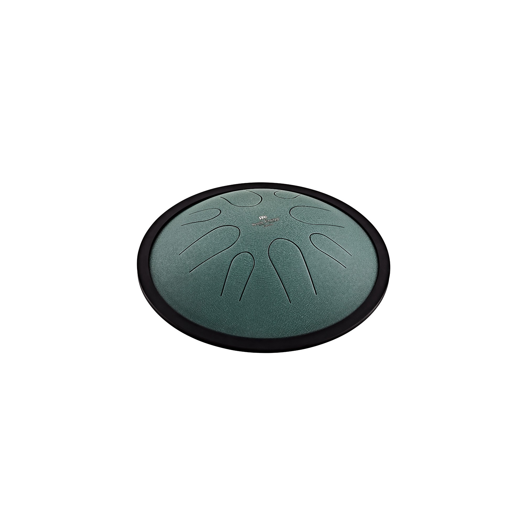MEINL Sonic Energy 10" Compact Steel Tongue Drum, H Moll, 8 Töne, 432 Hz, Dunkelgrün