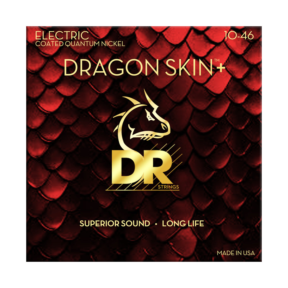 DR, DRAGON SKIN+ 10-46 Quantum Nickel Electric Guitar