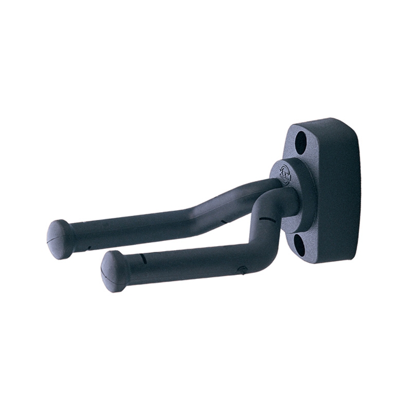 K&M 16280 Gitarren-Wandhalter schwarz