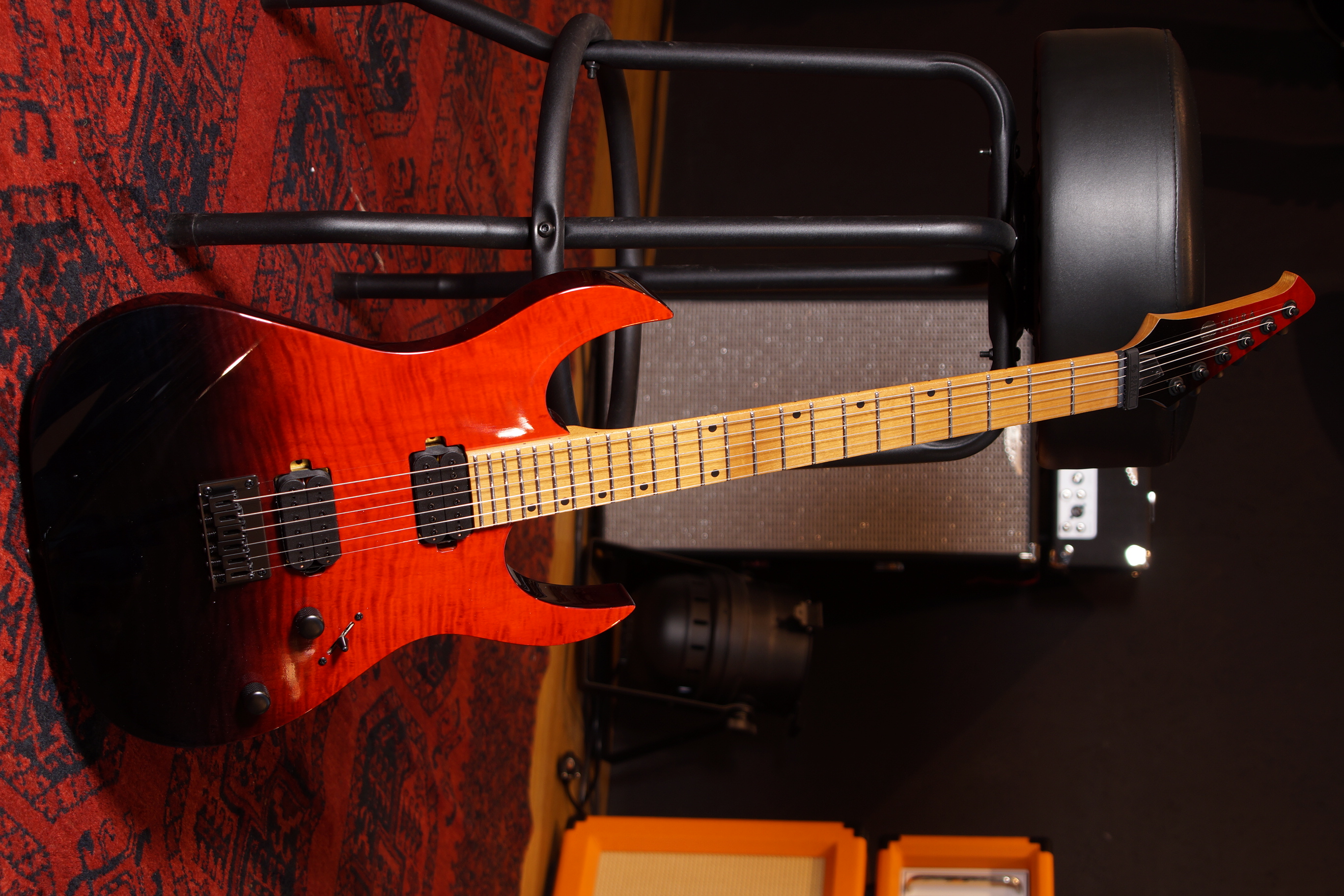 SPIRA Guitars S-450 TRD Transparent Red
