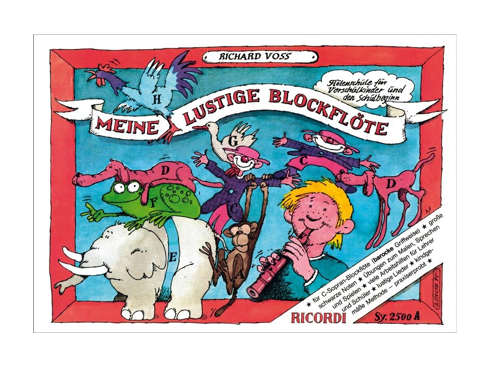 Meine lustige Blockflöte - barocke Griffweise