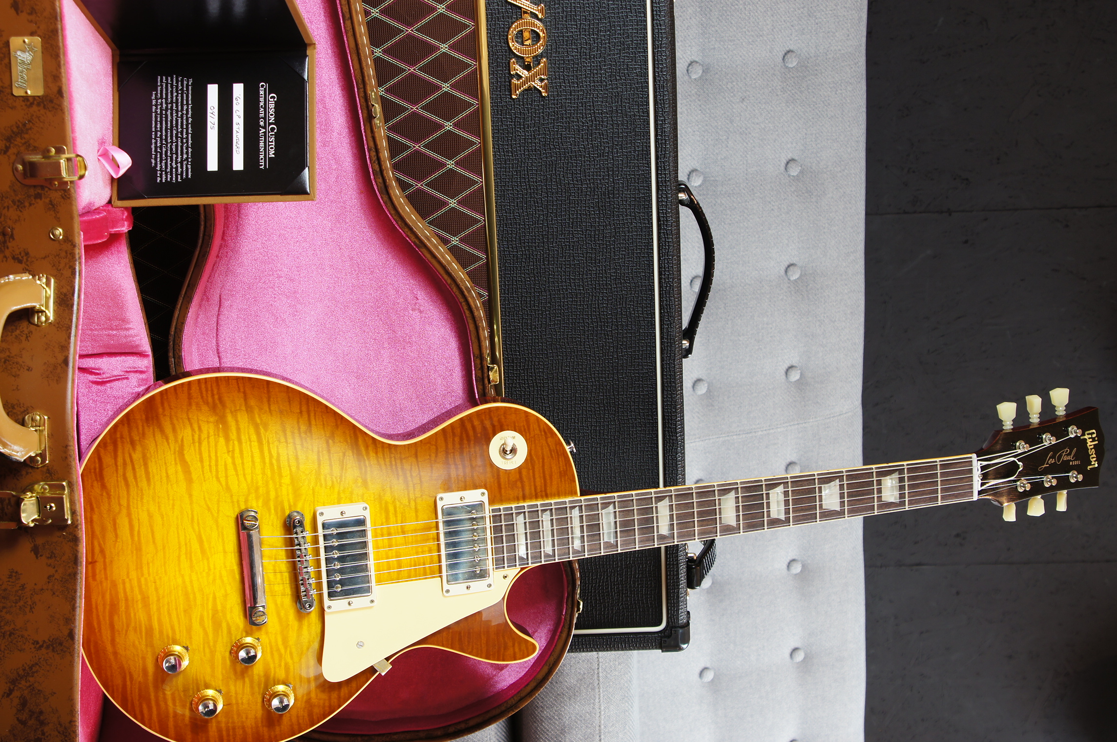 Gibson Les Paul Standard 1960 Reissue VOS Iced Tea Burst